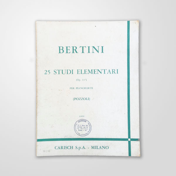 25 Studi Elementari, op. 137