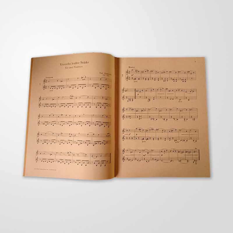 Hindemith Stücke, 14 Leichte Duette