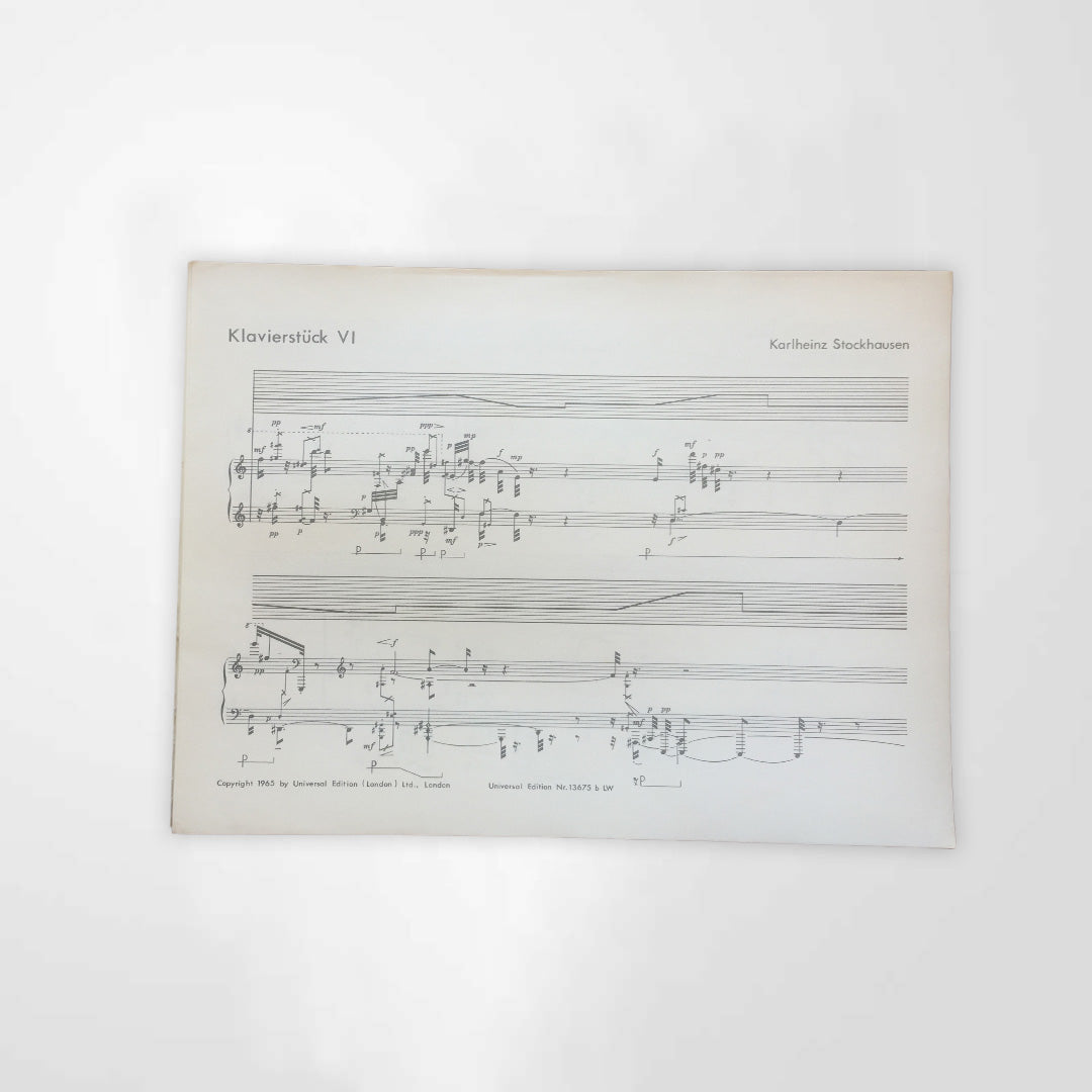 STOCKHAUSEN Nr. 4- Klavierstück VI