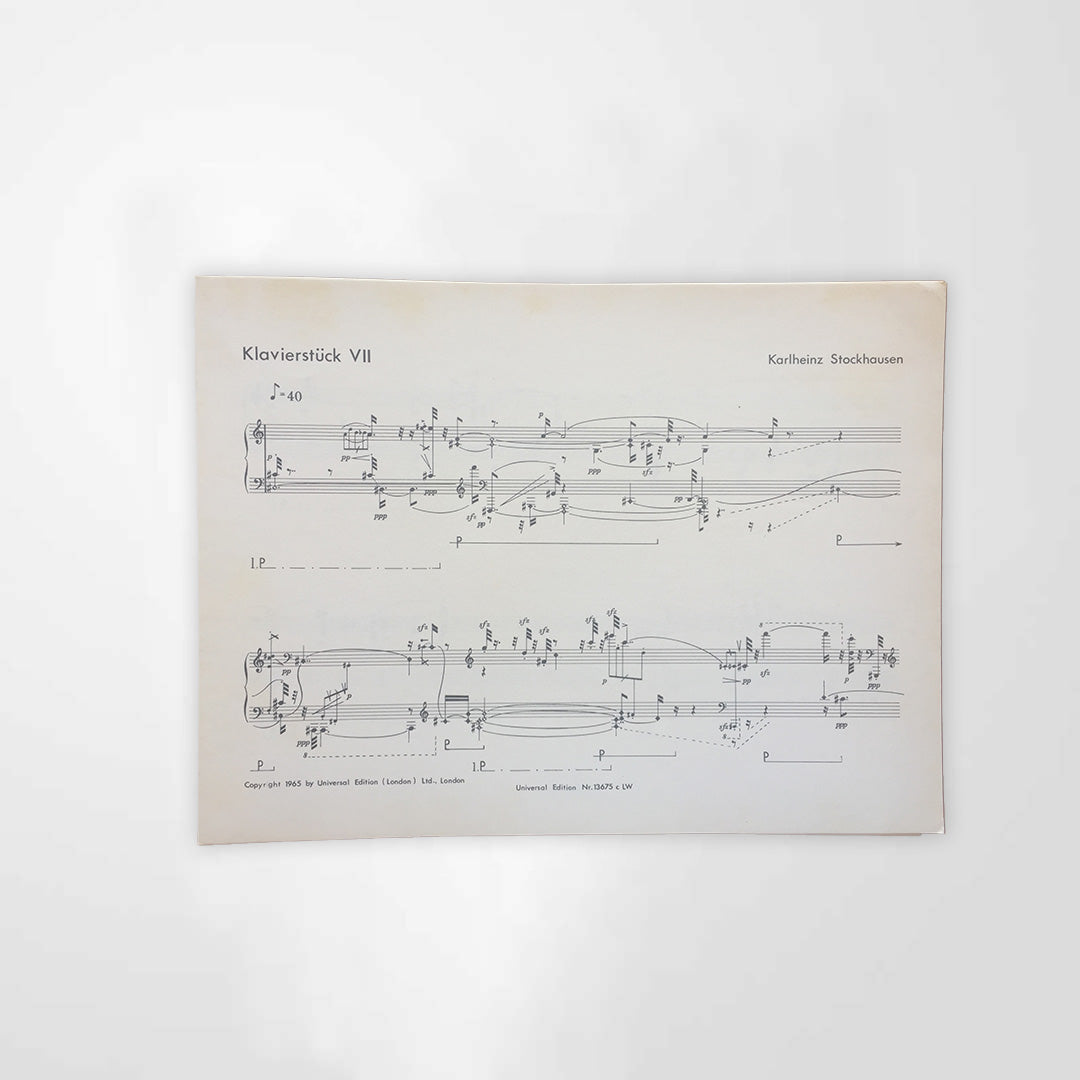 STOCKHAUSEN Nr. 4- Klavierstück VII