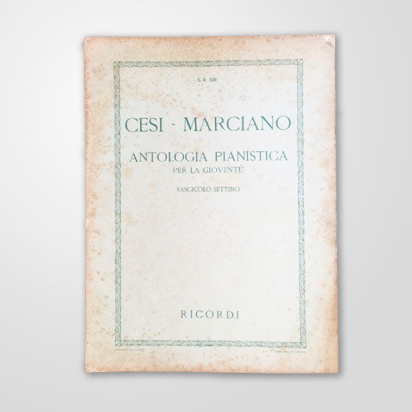 Antologia Pianistica per la Gioventù, fascicolo settimo