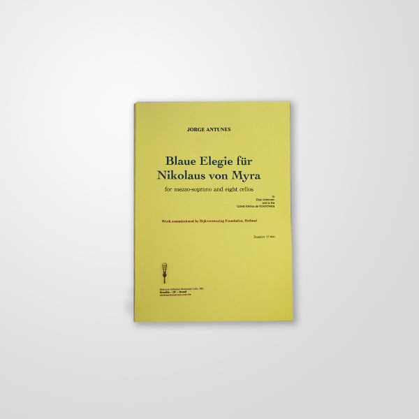 Blaue Elegie für Nikolaus von Myra