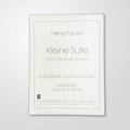 Kleine Suite, nach Cembalostücken