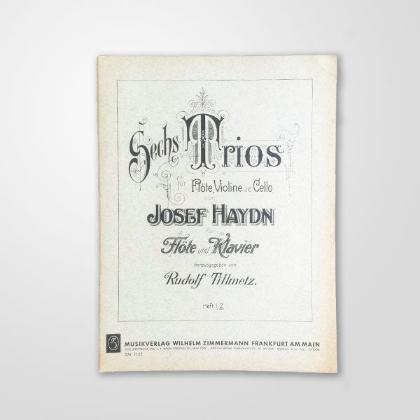 Sechs Trios, para flauta e piano, volume 2